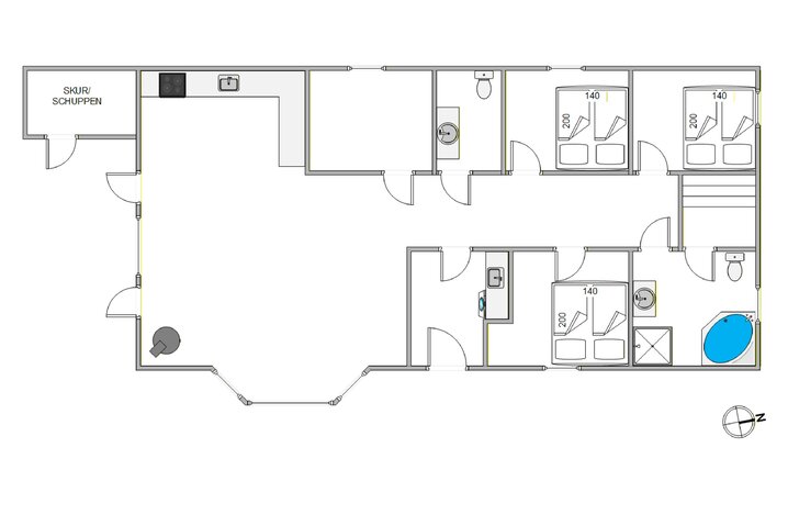 Ferienhaus 35492 in Bellisvænget 8, Bork Havn - Bild #5