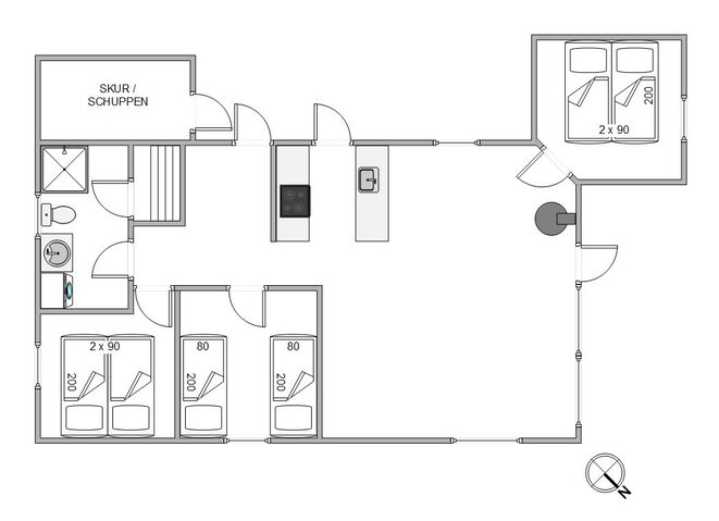 Ferienhaus 35713 in Horsfold 128, Bork Havn - Bild #13