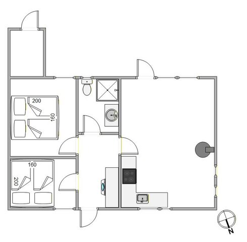 Ferienhaus 35751 in Bork Hytteby 121, Bork Havn - Bild #11