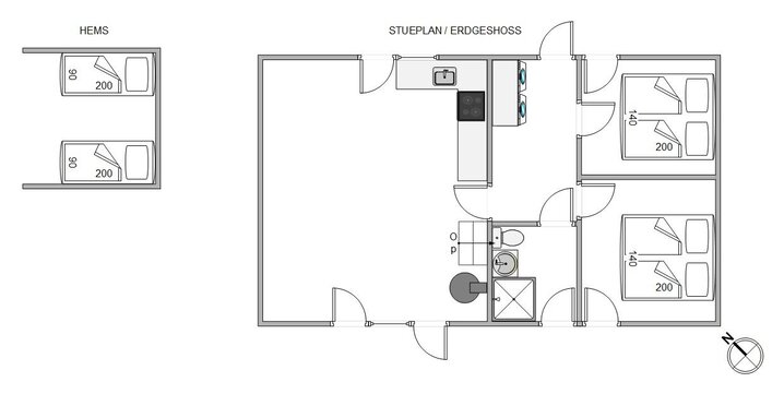 Ferienhaus 35804 in Bork Hytteby 219, Sdr Bork - Bild #13