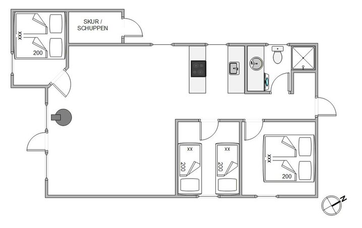 Ferienhaus 37222 in Brombærvej 20, Skaven Strand - Bild #5