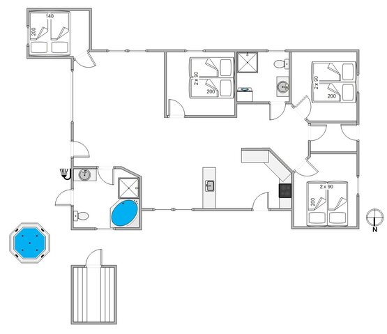 Sommerhus 37743 på Sortbærvej 3, Skaven Strand - Billede #13