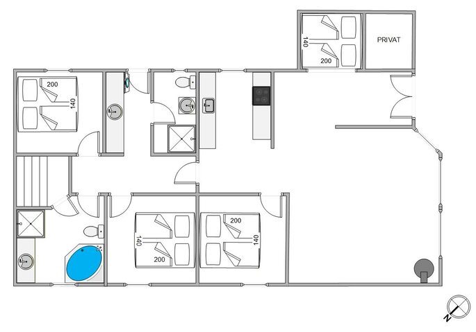 Holiday home 37775 at Sortbærvej 4, Skaven Strand - Picture #13