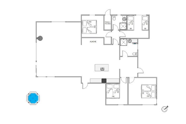 Holiday home 37815 at Sortbærvej 2, Skaven Strand - Picture #13