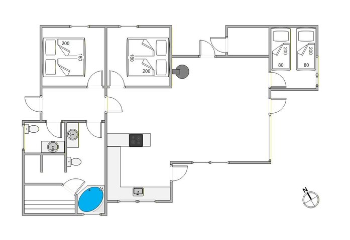 Ferienhaus 40504 in Sneppevej 12, Henne Strand - Bild #5