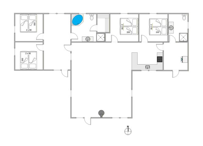 Ferienhaus 40505 in Gøgevej 57, Henne Strand - Bild #13