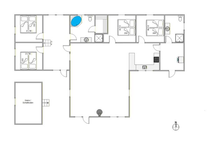 Ferienhaus 40505 in Gøgevej 57, Henne Strand - Bild #13
