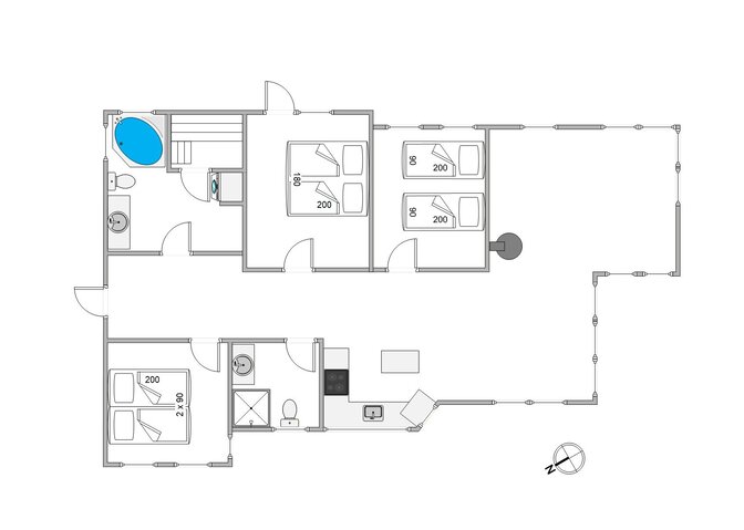 Ferienhaus 40523 in Blåklokkevej 7, Henne Strand - Bild #13