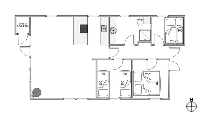 Ferienhaus 40606 in Ligustervej 3, Henne Strand - Bild #13