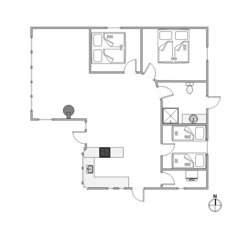 Ferienhaus 40625 in Strandvejen 414, Henne Strand - Bild #5