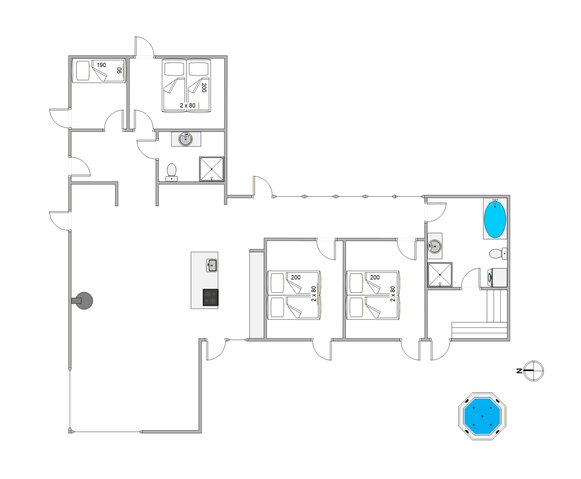 Ferienhaus 40626 in Bellisvej 5, Henne Strand - Bild #6