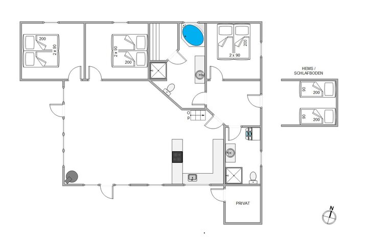 Ferienhaus 40638 in Gederamsevej 7, Henne Strand - Bild #13