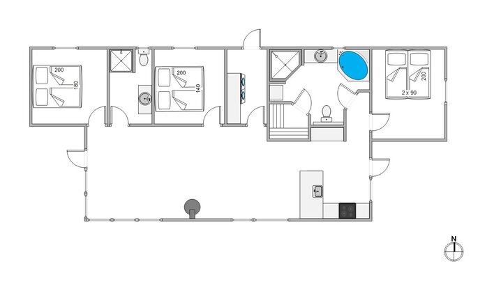 Sommerhus 40653 på Blåbærvej 3D, Henne Strand - Billede #5