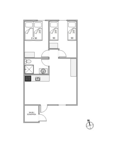 Ferienhaus 40675 in Hjelmevej 15, lejlighed 7, Henne Strand - Bild #13