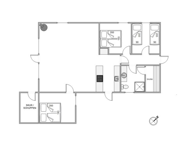 Ferienhaus 40679 in Ligustervej 1, Henne Strand - Bild #5