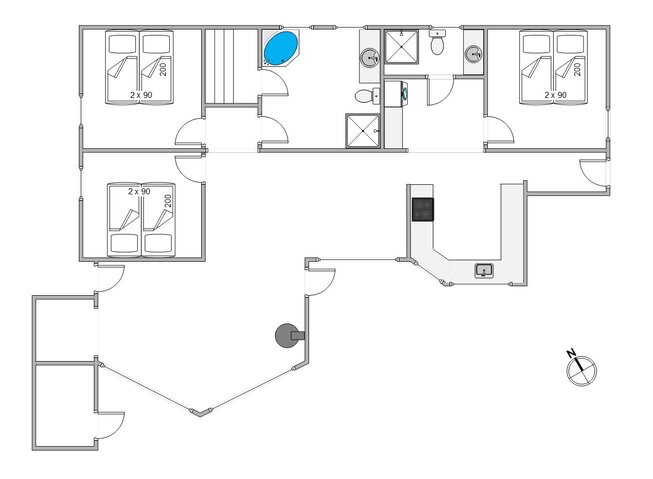 Ferienhaus 40712 in Hjelmevej 83, Henne Strand - Bild #13