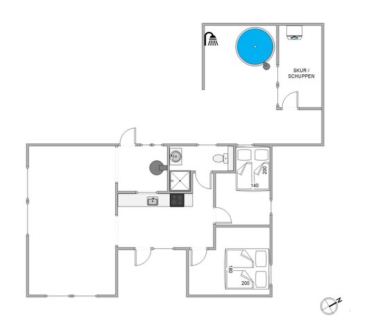 Ferienhaus 40779 in Mågevej 1, Henne Strand - Bild #13