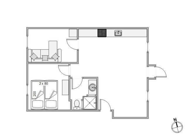 Ferienhaus 40780 in Hjelmevej 15, lejlighed 21, Henne Strand - Bild #13