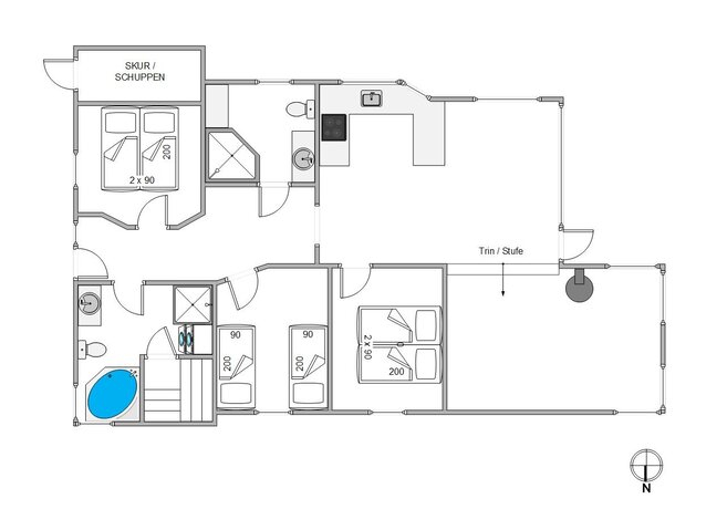 Ferienhaus 40792 in Enebærvej 5, Henne Strand - Bild #13