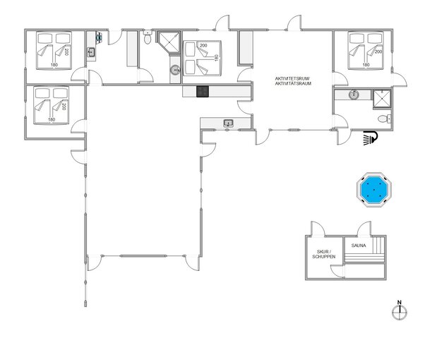 Ferienhaus 40847 in Mågevej 17, Henne Strand - Bild #13