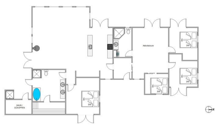 Ferienhaus 40869 in Tjurvej 27, Henne Strand - Bild #13