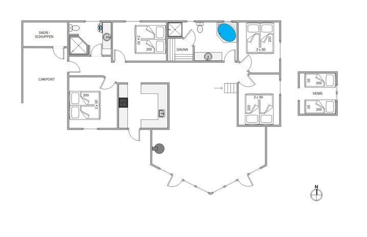 Ferienhaus 40875 in Tranebærvej 2, Henne Strand - Bild #13