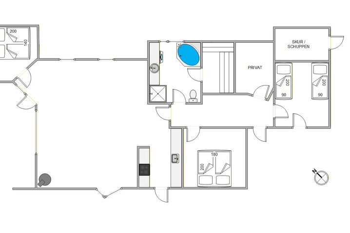 Ferienhaus 40877 in Vibevej 4, Henne Strand - Bild #5