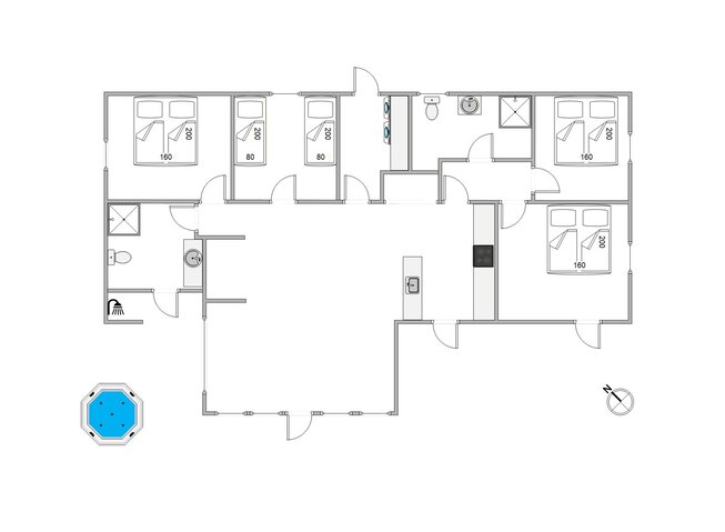 Holiday home 41519 at Duevej 1B, Henne Strand - Picture #4