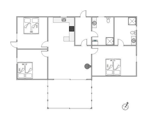 Ferienhaus 41639 in Rådyrstien 14, Henneby - Bild #13