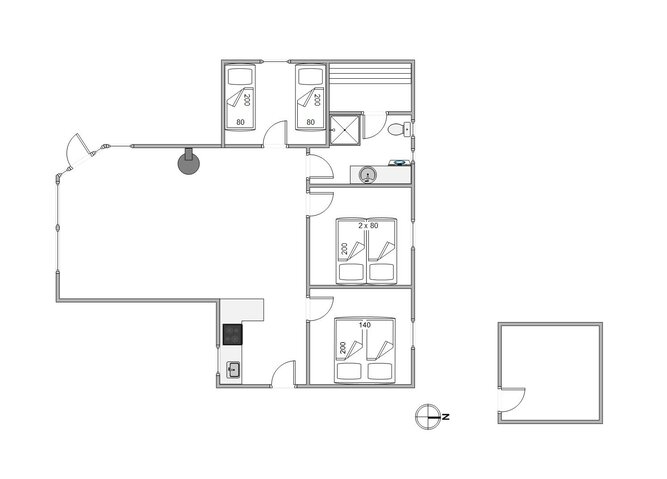 Ferienhaus 41647 in Kærvej 5, Henneby - Bild #13