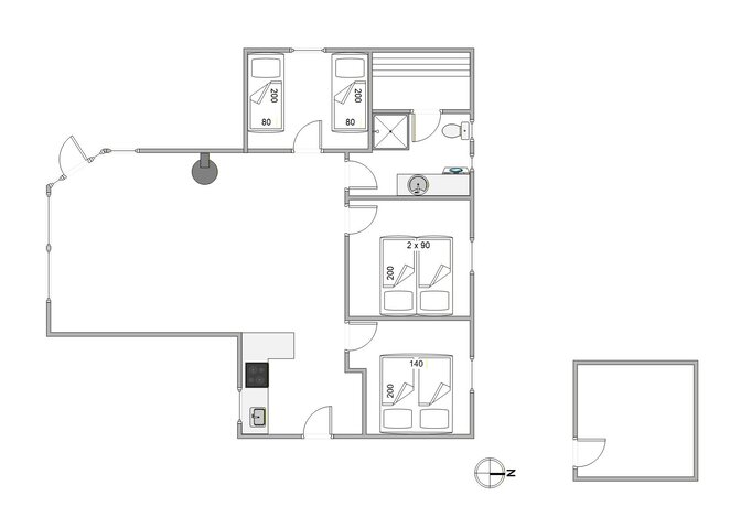 Ferienhaus 41647 in Kærvej 5, Henneby - Bild #13