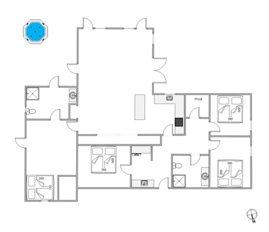 Ferienhaus 41659 in Kærvej 8, Henneby - Bild #5