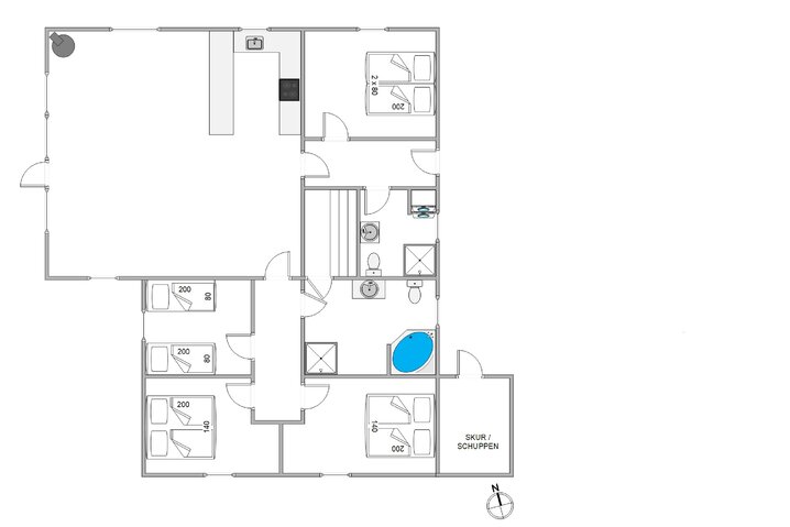 Ferienhaus 41666 in Kærvej 28, Henneby - Bild #5