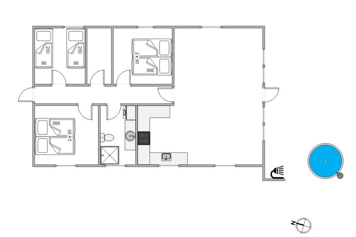 Ferienhaus 41695 in Gammel Strandvej 16, Henneby - Bild #5