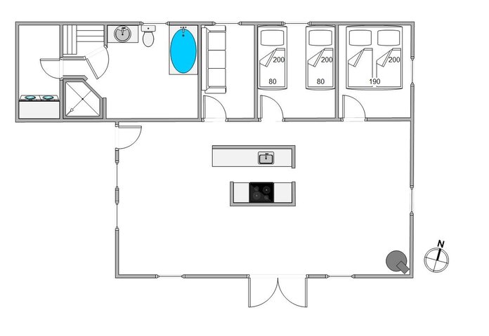 Ferienhaus 41729 in Hyttestien 2, Henneby - Bild #13