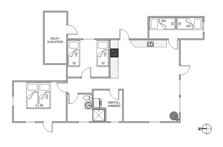 Ferienhaus 41736 in Stendyssevej 5, Henneby - Bild #13