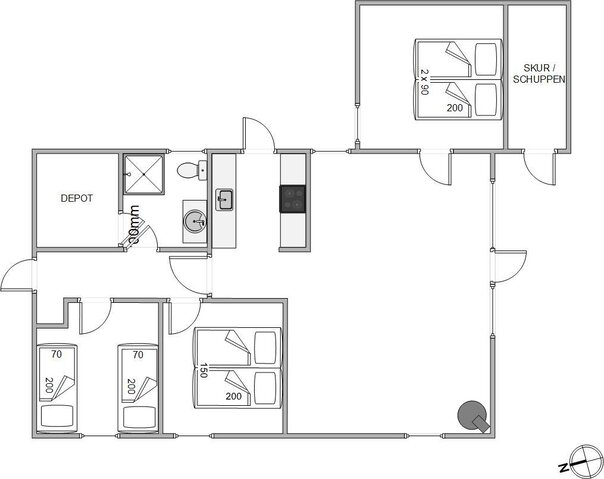 Ferienhaus 41787 in Stendyssevej 20, Henneby - Bild #13