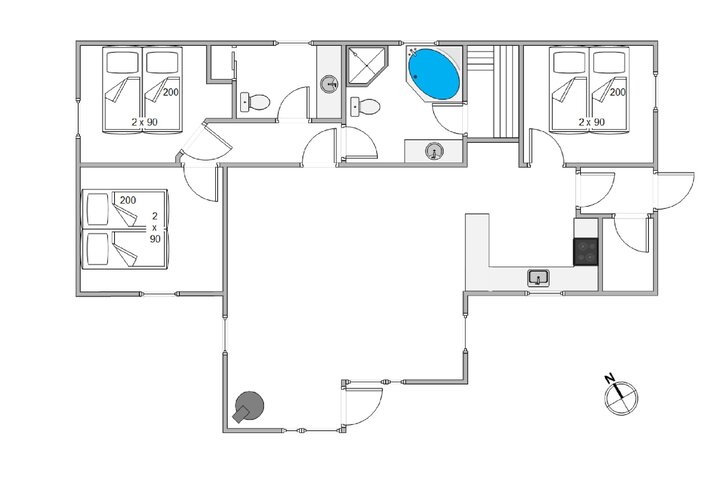 Ferienhaus 50005 in Kræmmervej 47, Vejers - Bild #13