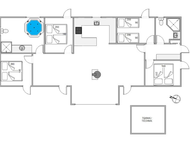 Ferienhaus 50021 in Risvej 8, Vejers - Bild #13