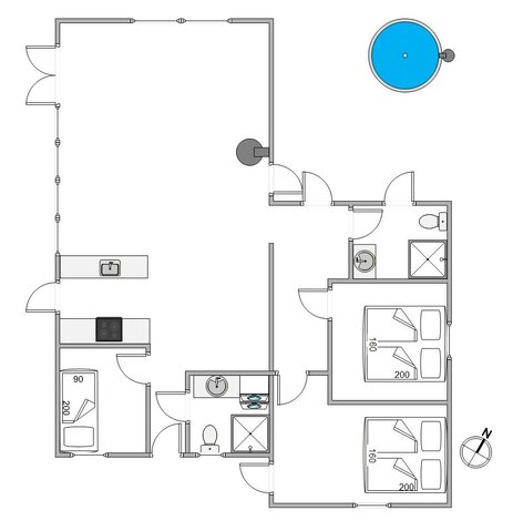 Sommerhus 50066 på Vejers Sydstrand 8, Vejers - Billede #13