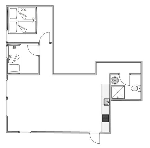 Ferienhaus 50150 in Mågevej 8G st - lejl. 4, Vejers - Bild #13