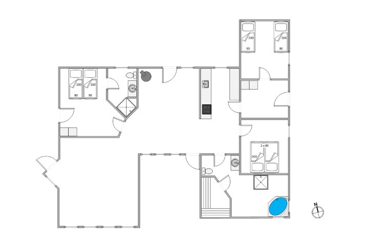 Ferienhaus 50711 in Muffparken 1, Vejers - Bild #13
