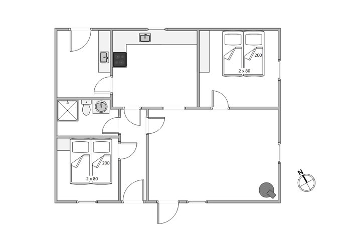 Ferienhaus 50822 in Nordvej 11- 22, Vejers - Bild #13