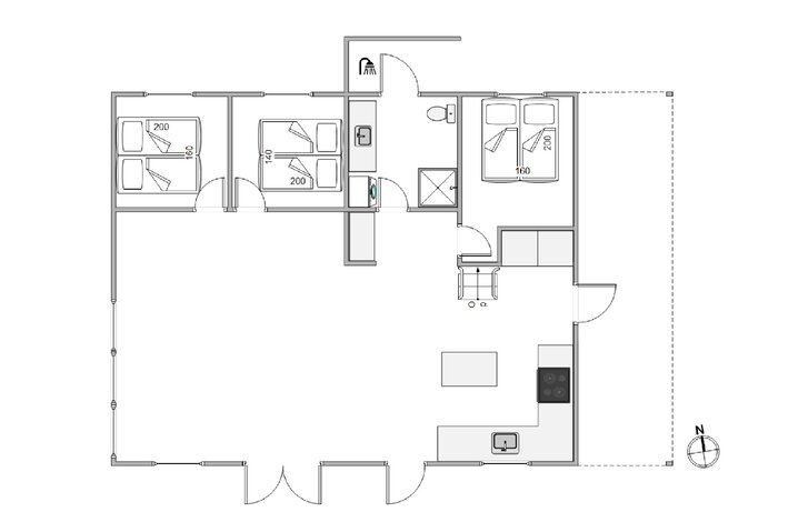 Ferienhaus 52084 in Grærup Havvej 22, Grærup Strand - Bild #13