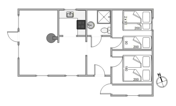Ferienhaus 52141 in Bjørnedalen 12, Grærup Strand - Bild #13