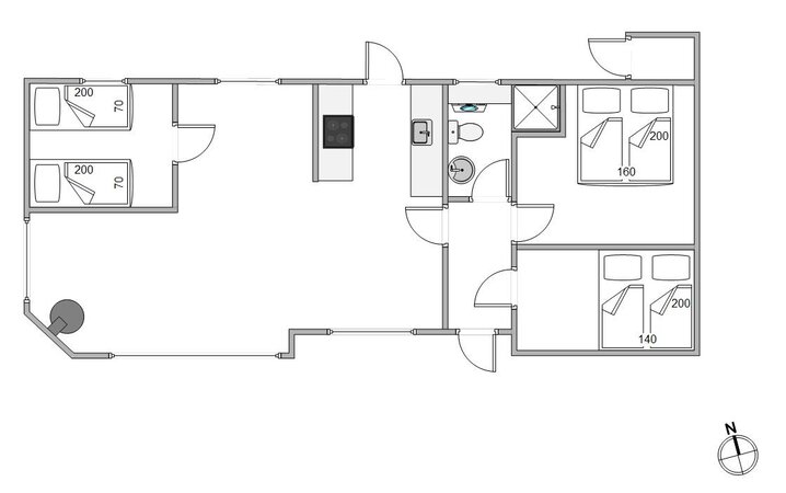 Ferienhaus 52184 in Søringen 14, Grærup Strand - Bild #13