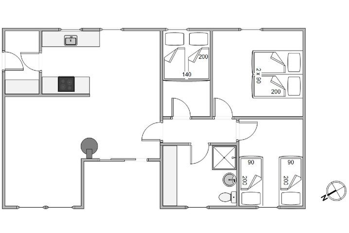 Ferienhaus 52382 in Revlingevej 23, Grærup Strand - Bild #13