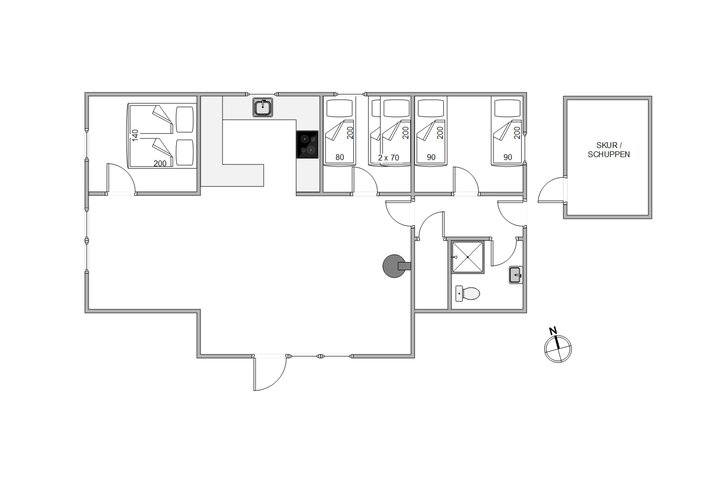 Ferienhaus 60040 in Hedetoftvej 2, Blåvand - Bild #13