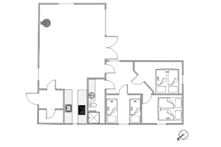 Ferienhaus 60095 in Ved Skoven 21, Blåvand - Bild #13