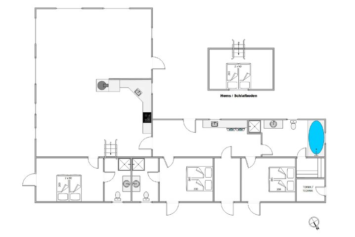 Ferienhaus 60102 in Sønder-Vasevej 76, Blåvand - Bild #13